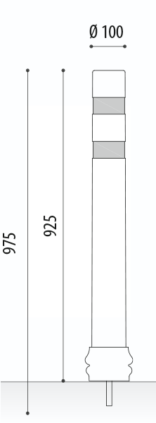 mesures de la borne aflex dt 100 mesures de la borne aflex dt 100