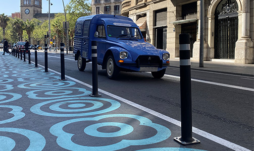 Bornes flexibles aflex dt avec plaque 80 installée